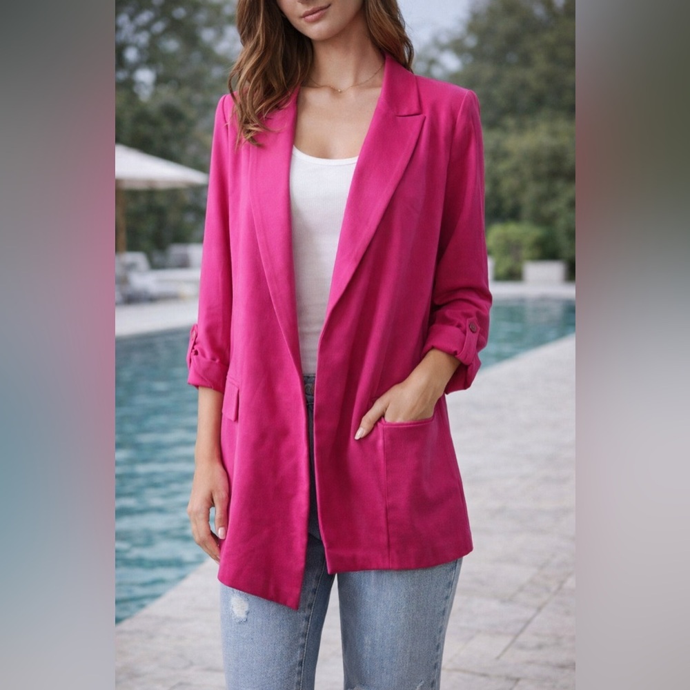 Nicole By Nicole MillerElegant Pink Women's Blazer Medium. Great Condition